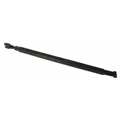 Push rod component for material handling equipment, designed to fit DAYTON 2ZE60 model. Used to actuate mechanical linkages in lifts and conveyors. Direct replacement part.
