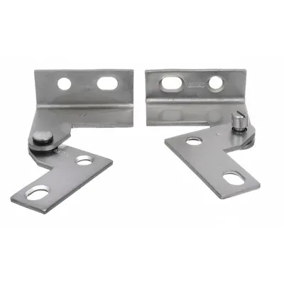 BEST 340RH WARDROBE PIVOT 26D STL Full Surface-Mount Pivot Hinge, 2 Pack - Full Surface-Mount Pivot Hinges