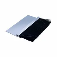 AMERICAN GARAGE DOOR SUPPLY Brush Seal: Straight, Polypropylene, 1 1/2 in Brush Lg, 3 in Holder Lg (MPN BPS35-94)