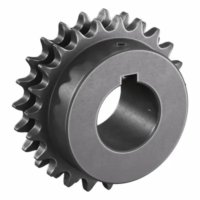 TRITAN Roller Chain Sprocket: 40-2, For 1/2 in Chain Pitch, 1 1/2 in Bore Dia - Size 40-2 Fixed-Bore Roller Chain Sprockets
