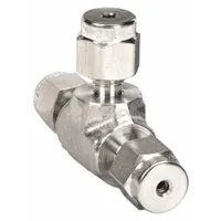 PARKER Compression Tee Fitting: 1/16 in OD x 1/16 in OD x 1/16 in OD Fitting Size, Stainless Steel (MPN 1ET1-316)