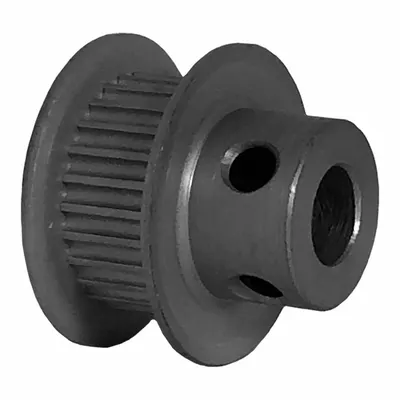 Dayton Timing Pulley: Modified Curvilinear, Fixed, For GT Timing Belt Section - GT Section Fixed-Bore Timing Pulleys with Hub