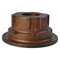 This hub is a replacement component for Dayton material handling equipment. It is designed to fit specific Dayton models, ensuring proper mechanical connection in industrial applications.
