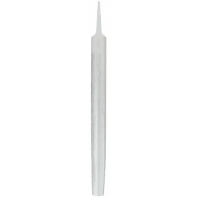 WESTWARD Half Round Aluminium File: Half Round, Double-Cut, Safe Edge Cut, Bastard Cut - Double-Cut Half-Round Files