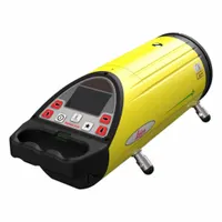 LEICA PIPER Pipe Laser Kit: Yellow, Pipe Laser, 16 1/2 in Overall Ht, 10 1/2 in Overall Wd, Aluminum (MPN PIPER 200G Kit w/ Remote)