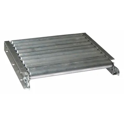 ASHLAND CONVEYOR Roller Conveyor: Light-Duty, 1 3/8 in Roller Dia., 10 in Between Frame Wd - Lightweight Light-Duty Aluminum-Frame Roller Conveyors