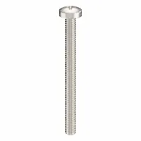 Machine Screw: M4x0.70 Thread Size, 45 mm Lg, 316, Stainless Steel, Plain, Pan, Phillips, 25 PK (MPN ZSCRW-475)