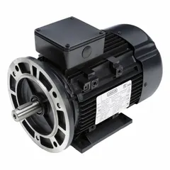 This 2 hp, 3-phase AC motor features a C-Face/Rigid Base mount and a 90L frame size. It is Totally Enclosed Fan Cooled (TEFC) and operates at 1,745 RPM at 60 Hz with full load amps of 5.4/2.7 A at 230/460V AC. Suitable for driving pumps, fans, conveyors, and other industrial machinery in manufacturing and material handling environments.