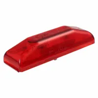 GROTE Clearance Marker Lamp: Clearance Light, LED, Rectangular, Red, Bracket, Male Pin Connector (MPN 47092)