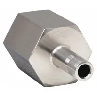 PARKER Compression Fitting Adapter: 1/4 in OD x 1/4 in Pipe Fitting Size, Compression x FNPT (MPN 4-4 T2HG-SS)
