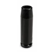 PROTO Impact Socket: 1/2 in Drive Size, SAE, 1 1/16 in Socket Size, 12-Point, Deep, Black Oxide (MPN J7334)