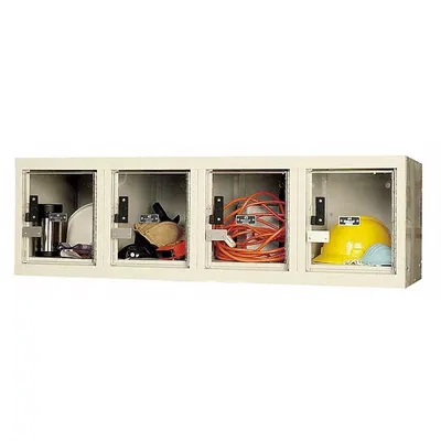 HALLOWELL USVP14824WMAPT Wall-Mount Clearview Metal Box Locker - Wall-Mount Clearview Metal Box Lockers