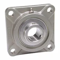 IPTCI BEARINGS Flange Mount Bearings: Radial Ball, 25 mm Bore, SS, Set Screws, 95 mm Lg, 35.7 mm Wd (MPN SUCSF205-25MM CAP READY)