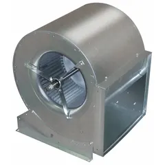 Belt-drive blower supplied without drive assembly, allowing selection of a separate drive package. Features an 11 1/8 in wheel diameter and reversible rotation (CW/CCW). Used in HVAC ventilation and process exhaust systems for supply or return air movement.