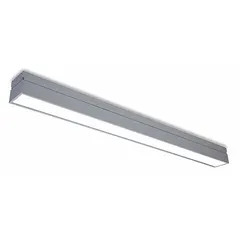 This 4 ft architectural LED suspended light operates at 120/277V AC, delivering 4000K color temperature at 32 W. With a width of 3 1/2 in, it is designed for suspended mounting in commercial and industrial spaces requiring linear illumination.