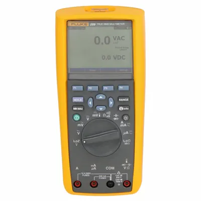 FLUKE Digital Multimeter: TRMS, CAT III 1000V/CAT IV 600V, 1,000 V Max AC Volt Measurement - Standard Feature Multimeters