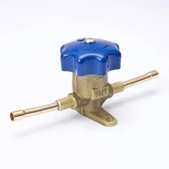 MUELLER Diaphragm Valve: 1/2 in Female Sweat, Extended Lg Body, 0.8 in Base to Port Center Ht (MPN A 14851C). Key specifications — Brand: MUELLER; A2L Compatible: Yes.