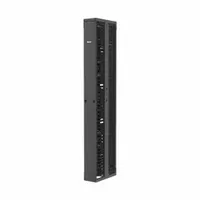 PANDUIT Vertical Dual-Sided Manager: Vertical, 45 U, Dual Side Sides, 83 7/8 in Overall Ht, Steel (MPN PR2VD08)