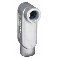 Conduit Outlet Body: Iron, Zinc Plated with Powder Coated, 1 1/2 in Trade Size, LB Body (MPN LB57)