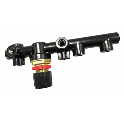 SPEEDAIRE Regulator With Manifold: PN22N076G - Air Compressor Parts