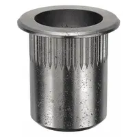 Rivet Nut: 5/16"-18 Thread Size, 23/32 in Overall Lg, 17/32 in Insert Dia, Round, Steel, 10 PK (MPN ALS4T-518-150)