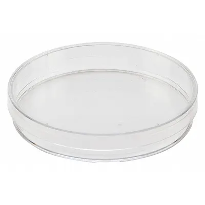 DYNALON Petri Dish: 100 mm Dia, 15 mm Overall Ht, No Surface Treatment, (4) Vents - Petri Dishes