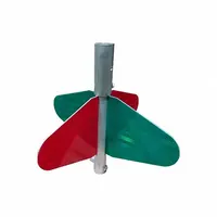 ALDON Target: Mounting Hardware Included, Green/Red, Mast/Adapter and Mounting Hardware (MPN 4015-310)