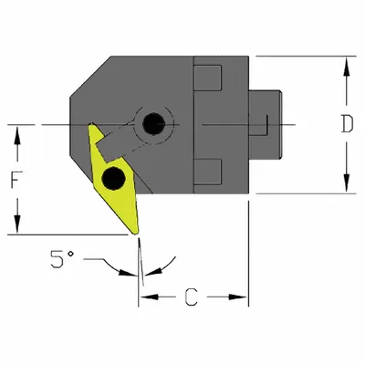 ULTRA-DEX USA MH20 MVXNL3-CFT Indexable Cutting Head Unit - Machining