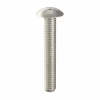 Tamper Resistant Screw: 3/8"-16 Thread Size, 2 1/2 in Lg, Stainless Steel, Plain, Truss, 10 PK (MPN 6002700)