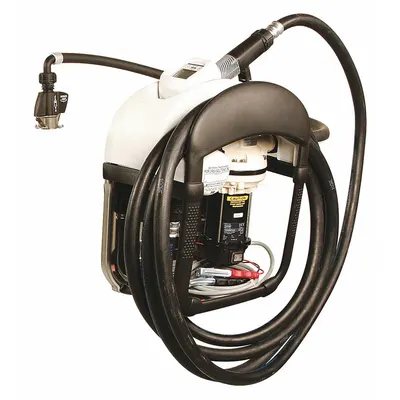 LIQUIDYNAMICS INC. Electric Drum Pump: 12 V DC, 1/10 hp HP, Polypropylene - Tote-Mount DEF Dispensing Pump Systems