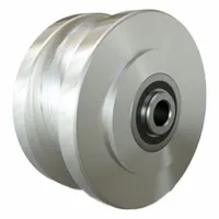 HAMILTON Track Wheel: 4 in Wheel Dia., 2 in Wheel Wd, 750 lb Load Capacity, 1/2 in For Axle Size (MPN W-420-088-SSUB-1/2)