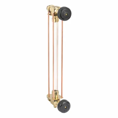 APOLLO Water Gauge: Bronze, 5/8 in Gauge Glass Dia, 12 in Gauge Glass Lg - Tube-Style Sight Glasses with Check Valves
