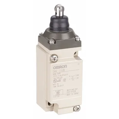 OMRON Push Roller Plunger Limit Switch: Roller Plunger, Metallic, Momentary - Top-Mount Roller-Plunger Limit Switches