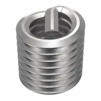 HELI-COIL Helical Insert: Tanged Tang Style, Screw-Locking, M6-1.00 Thread Size, Plain, 100 PK (MPN A4184-6CN090)