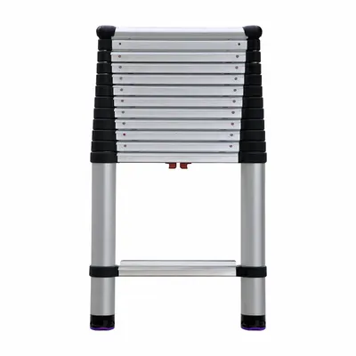 TELESTEPS Telescoping Ladder: 13 ft Ladder Size, Aluminum, 300 lb Load Capacity - Lightweight Aluminum Telescoping Extension Ladders