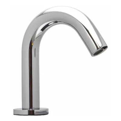 AMTC VALVE Bathroom Sensor Faucet: Hybridflo, Brass, Chrome Finish, Single-Post - Single-Post Sensor Bathroom Faucets