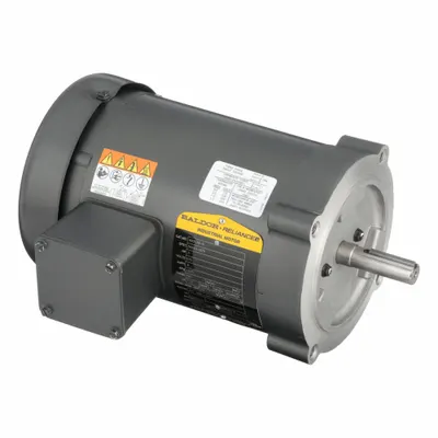 BALDOR General Purpose Motor: C-Face Mount, Totally Enclosed Fan Cooled, 1/2 hp - C-Face 3-Phase General Purpose AC Motors