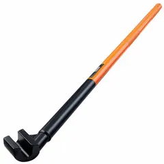 Manual rebar hickey for bending rebar up to 5/8 in diameter. Steel construction with 40 in overall length provides leverage for creating 65° bends in concrete reinforcement applications.