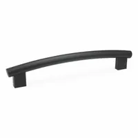 JW WINCO Pull Handle: Threaded Holes, Aluminum, Black, 15.75 in Mounting Hole Center to Center (MPN 30W400X22AK)