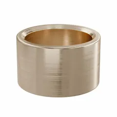 This OILITE sleeve bearing is made from SAE 841 bronze, a self-lubricating material for low-friction operation. It has a 1/2 in bore, 5/8 in OD, and 3/8 in length, with an operating temperature range of -35°F to 300°F. Suitable for general purpose industrial applications such as conveyors, pumps, and material handling equipment. Sold in a pack of 10.