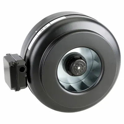 SOLER & PALAU In-Line Duct Fan: 942 cfm Max., 12 in Duct, 365 W, 115V AC, 1 Ph, IP44 - General Purpose Inline Duct Fans