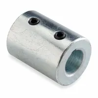 DAYTON Rigid Shaft Coupling: 1 3/8 in Bore Dia 1, 1 3/8 in Bore Dia 2, Round Keyed, One-Piece, Inch