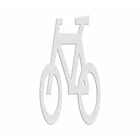 RAE Preformed Thermoplastic Pavement Markings: Bicycle, White, 5 5/8 ft Lg, 40 in Wd (MPN PR-TH-3575)