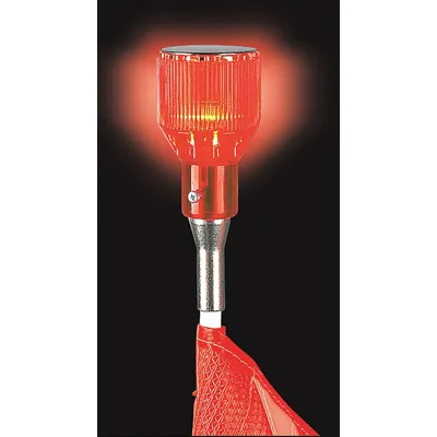 CHECKERS Warning Whip Lens: Lens Only, Solid, Red (MPN FS7020-R) - Fleet and Vehicle Maintenance