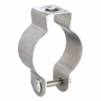 CALBRITE Conduit & Cable Hanger - Screw-On: 1 1/2 in Trade Size, 1 7/16 in, Stainless Steel - Hangers for Conduit & Pipe