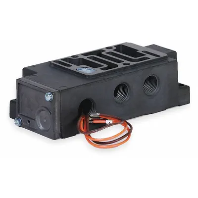 NUMATICS Subbase: 5 Coefficient of Volume (Cv), Plug-In, Female 1/2 in NPT - Numatics Mark 55 Manifolds & Bases