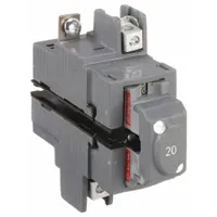 Miniature Circuit Breaker: 20 A Amps, 120/240V AC, 1.5 in Wd, 10kA at 120/240V AC, 2 Poles (MPN UBIP220)