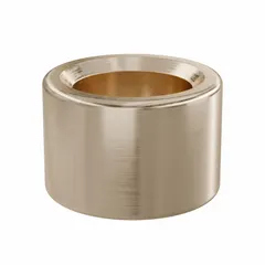 This lubricated general purpose metallic sleeve bearing is made from SAE 863 iron-copper material. It has a 1/2 in bore, 3/4 in OD, and 1/2 in length, operating in a temperature range of -15°F to 300°F. Suitable for rotating or oscillating shafts in conveyors, pumps, and material handling equipment. Sold in a pack of 10.