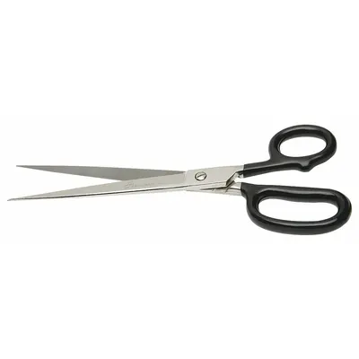 ABILITY ONE Scissors: Ambidextrous, 9 in Overall Lg, Straight, Steel, Pointed - Plastic-Handle Scissors