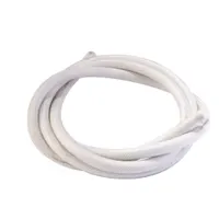 Silicone cable per meter D7 red With protective sheath